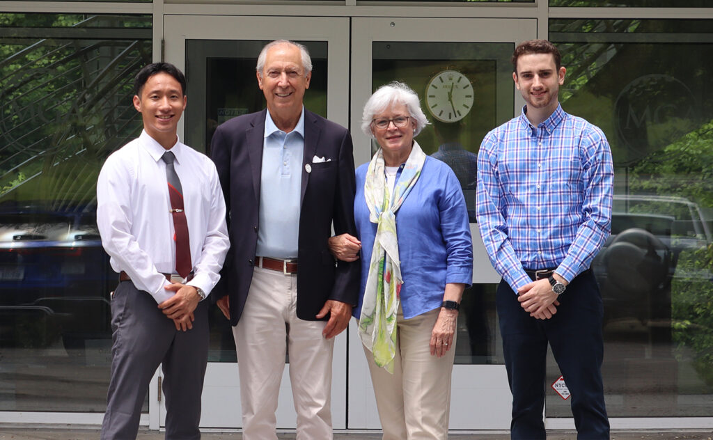 A group photo including the first two JMS recipients; Eikoh Hayashi and Sam Masters